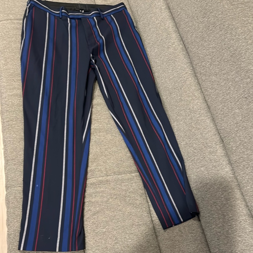 MENS ASOS STRIPED TROUSERS